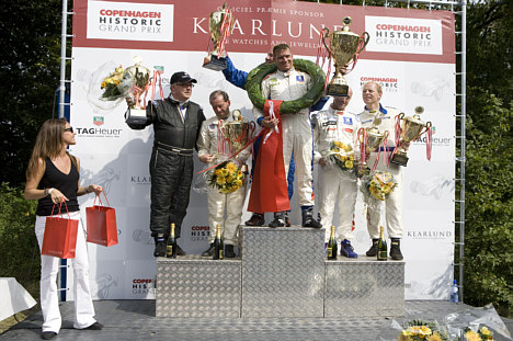 HKH Prinsesse Marie overrækker præmier til Royal ProAm vinderne 2009.